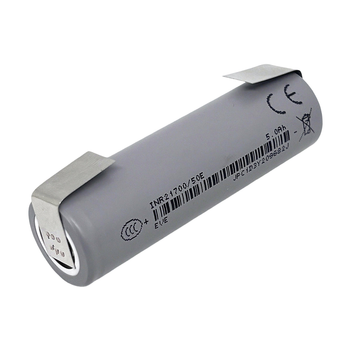 EVE INR21700-50E Li-Ion Akkuzelle 5000mAh mit Lötfahnen U-Form