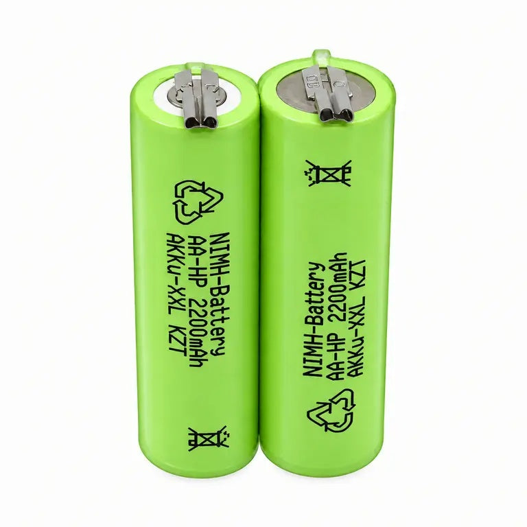 Ersatzakku 2,4V 2200mAh NiMH für Moser Genio Plus, zwei Zellen mit Steckanschlüssen