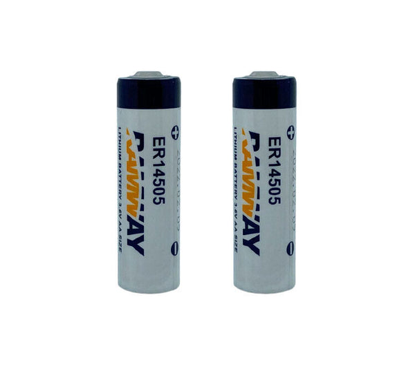 2x Lithium Batterie 3,6V LS14500 / AA / Li-SOCL2 Batterien LS14505