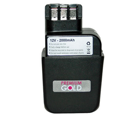Akku für Metabo 12V 2000mAh NIMH 6.31179 (Flachkontakte)