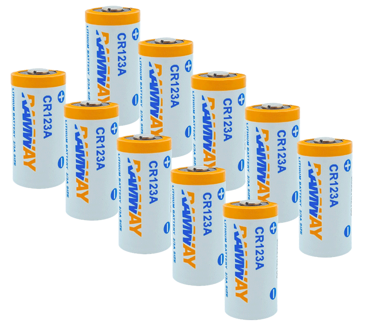 10x CR123 3V Lithium Batterie Fotobatterie CR123A Photobatterie