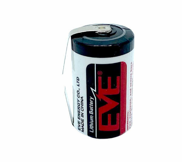 EVE LS14250 Lithium Batterie 1/2AA 3,6V 1200mAh mit Lötfahnen U-Form