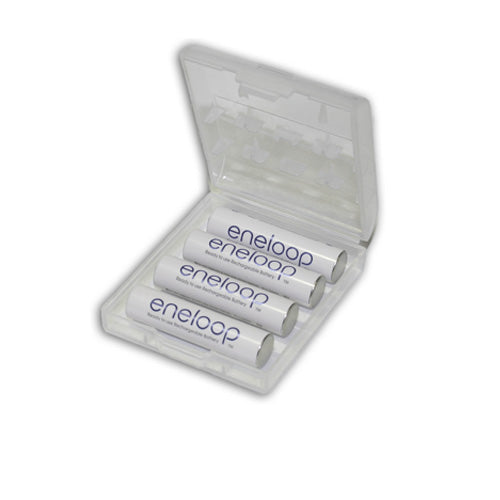 4x Panasonic Eneloop AAA 1.2V 800mAh NIMH