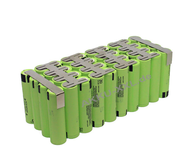 Li-ion 18650 Panasonic Akkupack 10S4P 36V 11600mAh 11,6Ah NCR18650PF