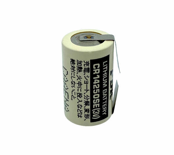 FDK CR14250 SE Lithium Batterie 1/2AA 3,0V 850mAh mit Lötfahnen U-Form