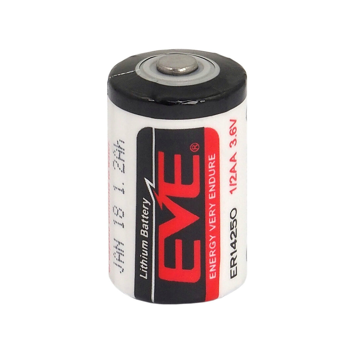 EVE ER14250 Lithium Batterie 1/2AA 3,6V 1200mAh LS14250 stehend