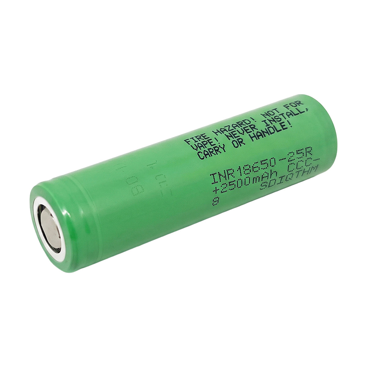 Samsung 18650 25R Akkuzelle – Detailansicht
