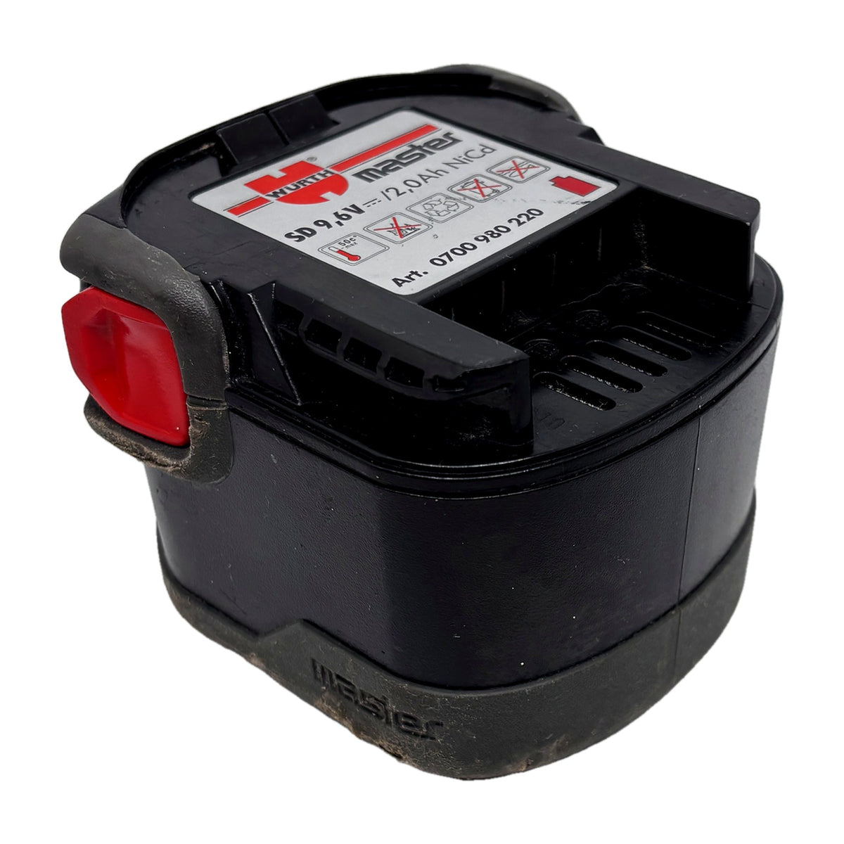 Würth SD 9,6 Akku refurbished – Rückansicht