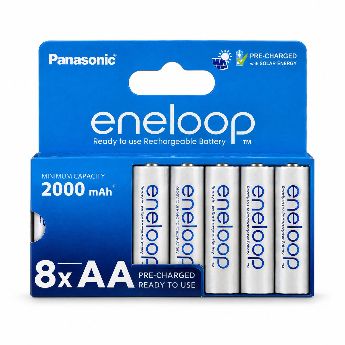 Panasonic eneloop AA 2000 mAh 8er Box BK-3MCDE/8BE