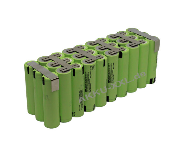Li-ion 18650 Panasonic  Akkupack 10S3P 36V 8700mAh 8,7Ah NCR18650PF