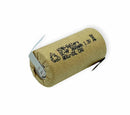 Akku Einzelzelle Sub-C NIMH 1.2V 3600mAh Pappmantel Lötfahne Z-Form