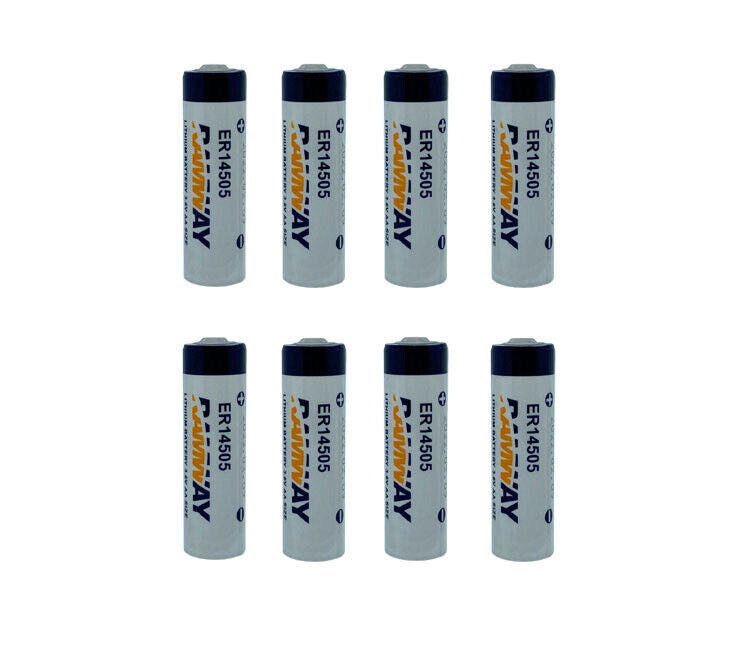 8x Lithium Batterie 3,6V LS14500 / AA / Li-SOCL2 Batterien LS14505