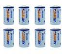 8x Lithium Batterie 3,6V LS14250 / 1/2AA / Li-SOCL2 Batterien LS14250