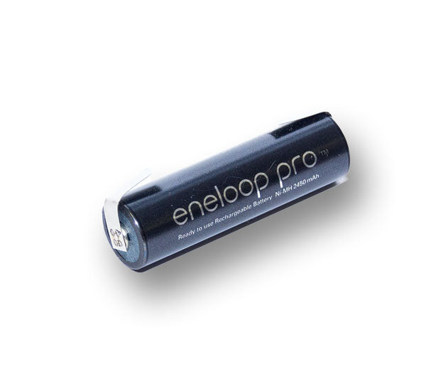 Panasonic Eneloop Pro BK-3HCCE AA Mignon Akku 1.2V 2500mAh mit Lötfahne U-Form