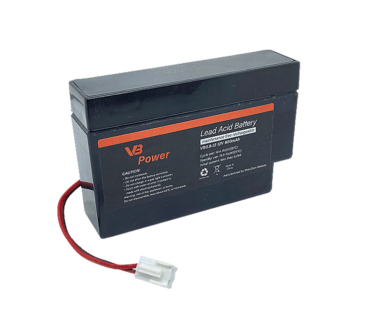 Akku 12V 0,8AH Blei Gel AGM Batterie für Rolladensteuerung JST-Stecker uvm.