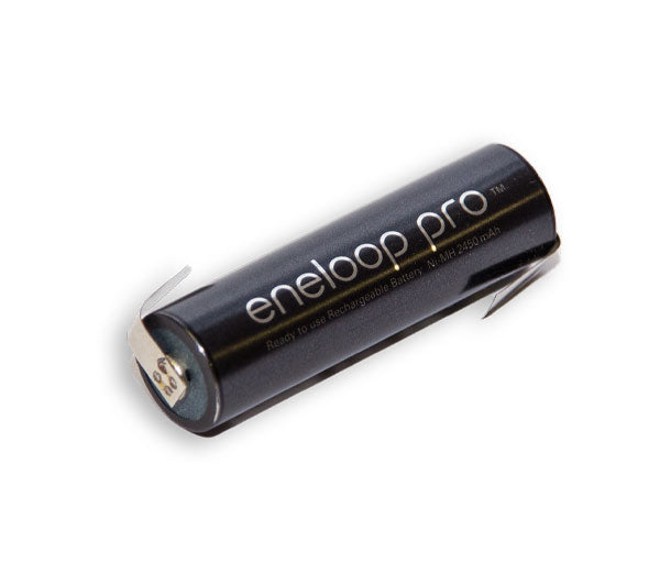 Panasonic Eneloop Pro BK-3HCCE AA Mignon Akku 1.2V 2500mAh mit Lötfahne Z-Form