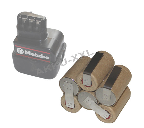 Akku für Metabo 7,2V 6.31677 BEAT 7.2/2 R+L Selbsteinbau