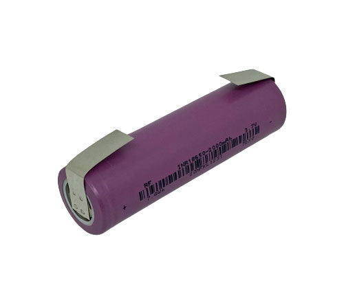 VB 18650 3,7V 2000mAh Li-ion Einzelzelle 10C Lötfahne U-Form