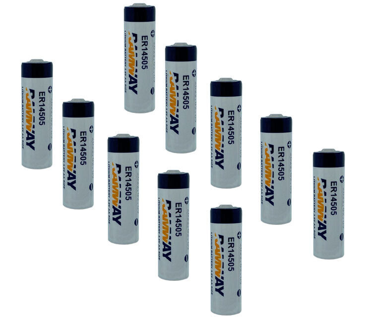 10x Lithium Batterie 3,6V LS14500 / AA / Li-SOCL2 Batterien LS14505