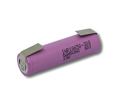 Samsung 18650 30Q Liion Einzelzelle 3,6V 3000mAh Lötfahne U