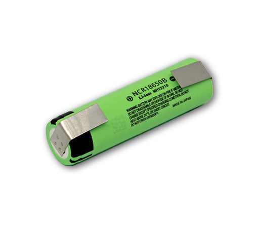 Panasonic NCR18650B Liion Einzelzelle 3,6V 3400mAh Lötfahne U
