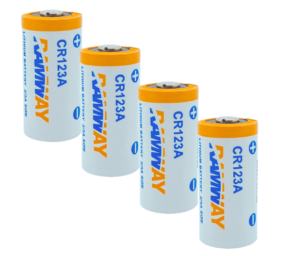 4x CR123 3V Lithium Batterie Fotobatterie CR123A Photobatterie