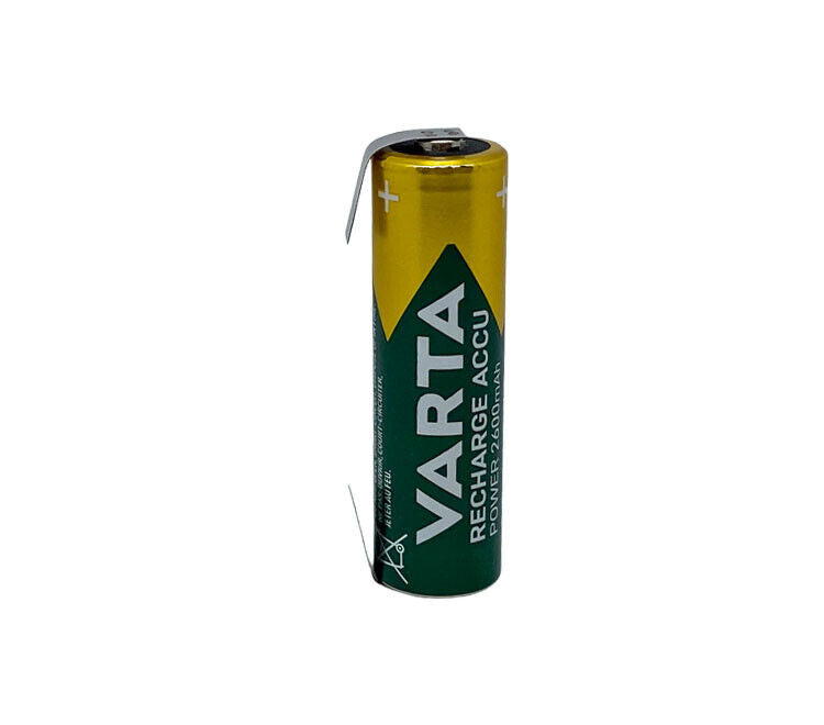 Varta Pro R2U R6 AA 2600mAh NIMH  Mignon Akku 1.2V 2600mAh mit Lötfahne U-Form