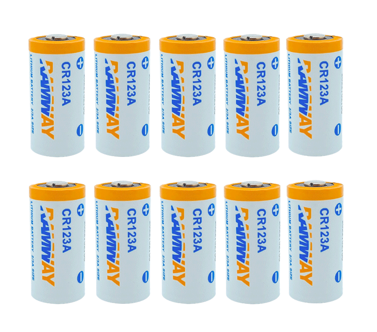 10x CR123 3V Lithium Batterie Fotobatterie CR123A Photobatterie